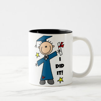 Jungen-Absolvent Zweifarbige Tasse
