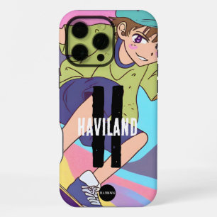 Jungen Anime Style kundenspezifische Handyhülle HA iPhone 16 Pro Max Hülle