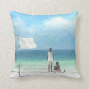 Jungen auf Strand Kenia Kissen