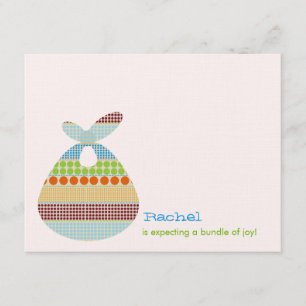 Jungen-Babyparty Boho punktiert Bündel Einladung