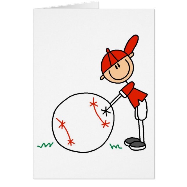 Jungen-Baseball fertigen T-Shirts und Geschenke (Vorne)