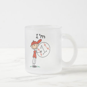 Jungen Baseball Ich bin 1 T-Shirts und Geschenke Mattglastasse