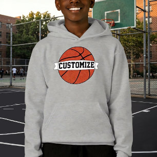 Jungen Basketball benutzerdefinierter Teamspieler  Hoodie