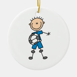 Jungen-blaue einheitliche keramikornament