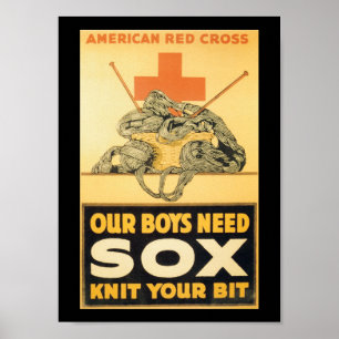 Jungen brauchen Sox-Weltkrieg II Poster