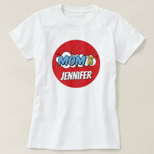 Jungen Comic-Helden-Baby-Party Mutter T-Shirt