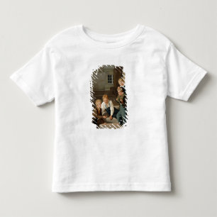 Jungen, die vor Christiansborg Würfel spielen Kleinkind T-shirt