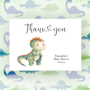 Jungen-Dinosaurier Danke Baby-Party 
