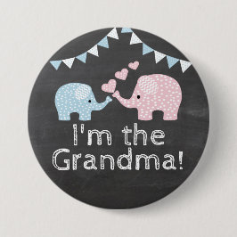 Jungen-Elefant-Tafel-Blick | bin ich die Button