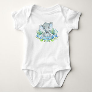Jungen-Elefanten-Babyshirts Baby Strampler