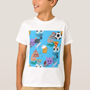 Jungen-Emoji T-Shirt