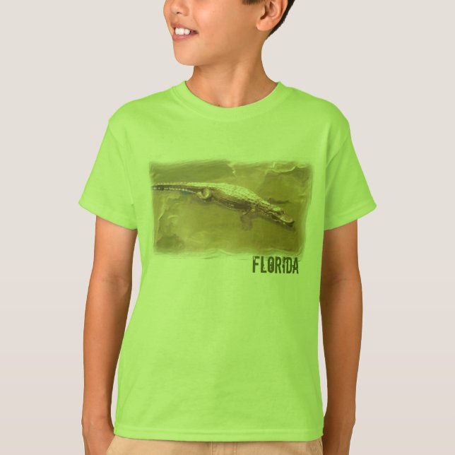 Jungen-Florida-AlligatorShirt T-Shirt (Vorderseite)