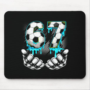 Jungen Fußball 67 6 7 Sechs Sieben Meme Lustig Gen Mousepad