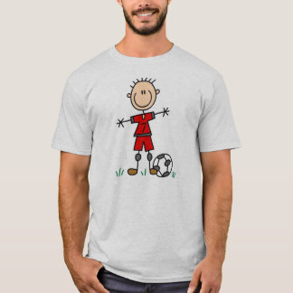 Jungen-Fußball-Spieler-T - Shirt