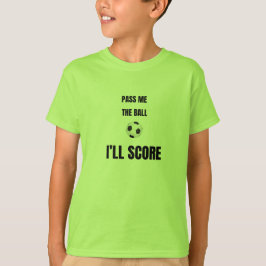 Jungen-Fußballtrikot - Gib mir den Ball T-Shirt