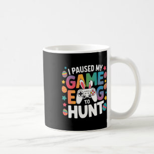 Jungen-Gamer-Eierjagd-Ostertag-Videospiele-Hase G Kaffeetasse