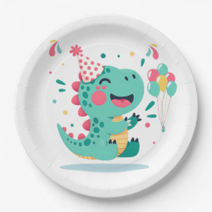 Jungen Geburtstag Papier Teller   Dino Party Gesch