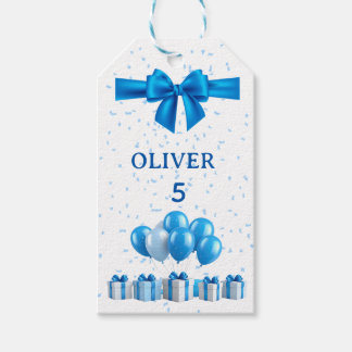 Jungen Geburtstags-Geschenkanhänger - Geschenk & K Geschenkanhänger