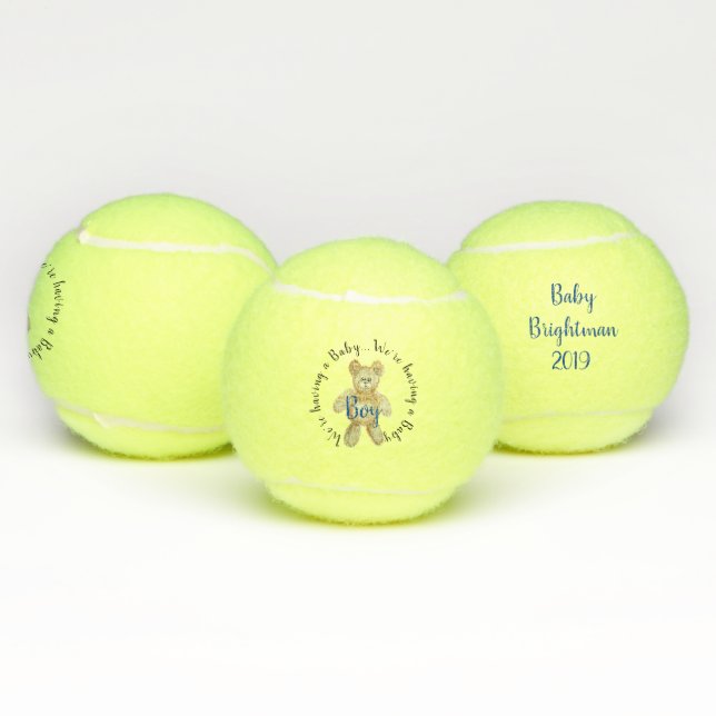 Jungen-Geschlecht decken Tennisball mit Teddybären Tennisbälle (Multi)