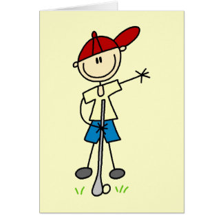 Jungen-Golfspieler-T-Shirts und Geschenke