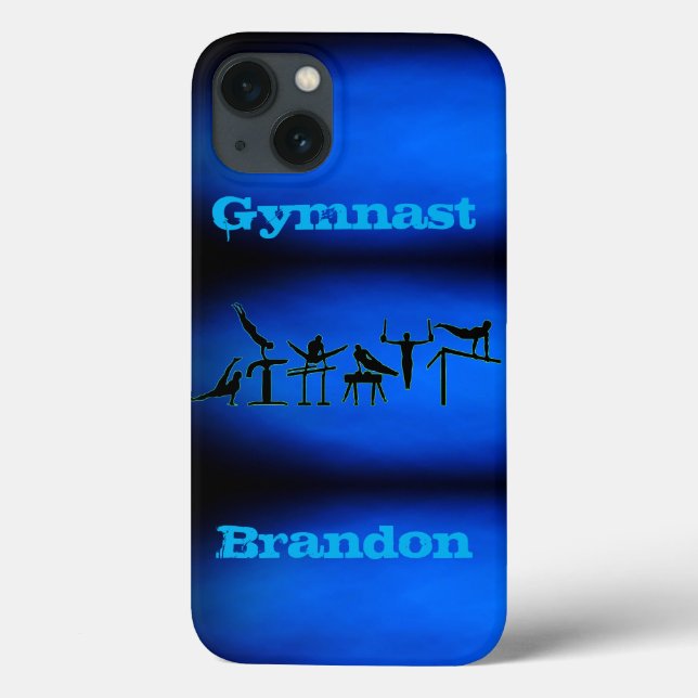 Jungen/Herren Gymnastik Veranstaltungen Ombre Case-Mate iPhone Hülle (Rückseite)