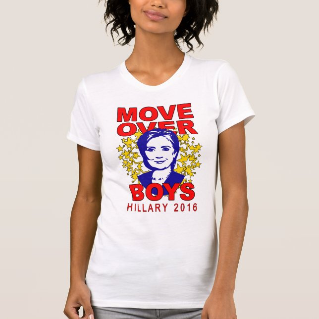 Jungen Hillary Clinton "Bewegung über" T - Shirt (Vorderseite)