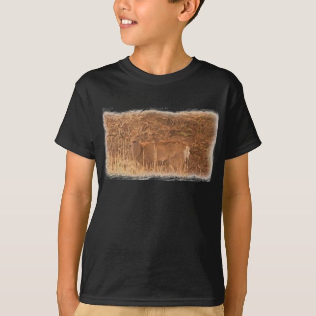 Jungen Hirsch Shirt (Vorderseite)