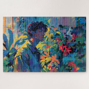 Jungen im Gewächshaus Puzzle
