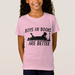 JUNGEN IN BÜCHERN SIND BESSERE MÄDCHEN-T - SHIRT