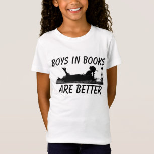 JUNGEN IN BÜCHERN SIND BESSERE MÄDCHEN-T - SHIRT
