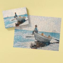 Jungen in einer Geschichte (1880) von Winslow Home Puzzle
