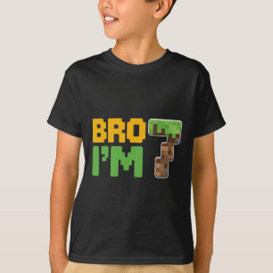 Jungen Kinder 7. Geburtstag Bruder Ich bin 7 Jahre T-Shirt