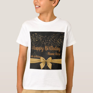 Jungen Kinder Basic Alles Gute zum Geburtstag Text T-Shirt