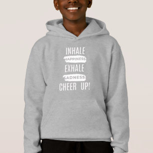 JUNGEN KINDER EINATMEN UND AUSATMEN AUFMUNTERNDE K HOODIE