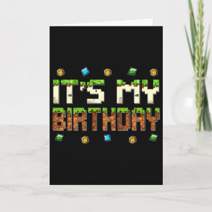Jungen Kinder Ich Habe Geburtstag Videospieler Pix Karte