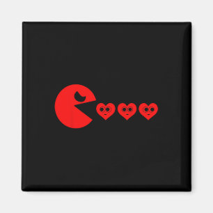 Jungen Kinder Valentinstag Herzen Essen Lustiger G Magnet