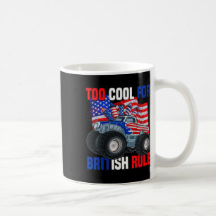Jungen Kinder zu Cool für die britische Regel 4. J Kaffeetasse
