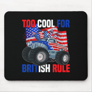 Jungen Kinder zu Cool für die britische Regel 4. J Mousepad