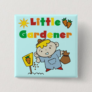 Jungen-kleine Gärtner-T-Shirts und Geschenke Button