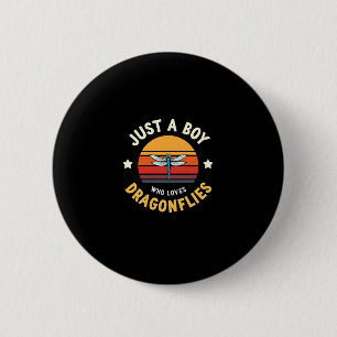 Jungen Libelle (2) Button