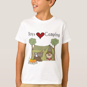 Jungen-Liebe-Camping T-Shirt