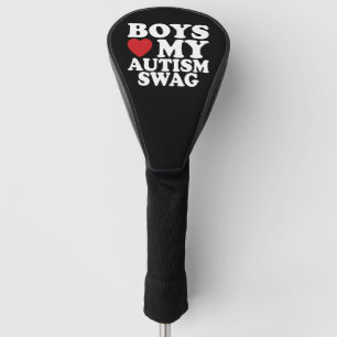 Jungen lieben mein Autismusselbstbewusstsein Aware Golf Headcover