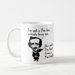 Jungen-lustige Tasse Edgar Allan Poe oder