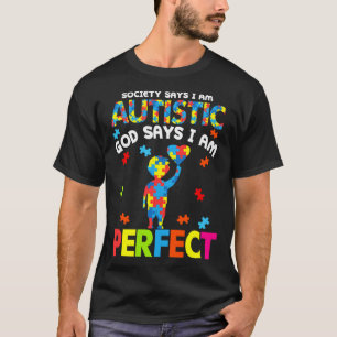 Jungen Mädchen Autismus Gesellschaft sagt autistis T-Shirt