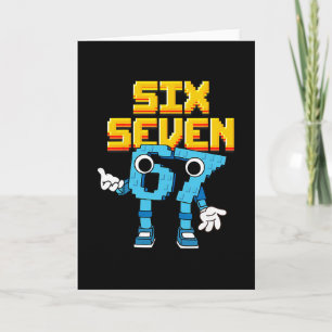 Jungen Mädchen Kinder Italien Brainrot Meme 67 Sec Karte