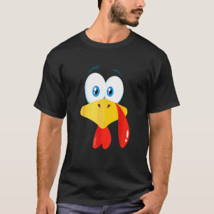 Jungen Mädchen Kinder Thanksgiving-Trott Truthahn- T-Shirt
