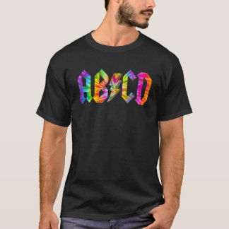 Jungen Mädchen Lehrer ABCD Rock Grafik zurück zur T-Shirt