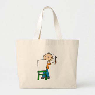 Jungen-Malerei-Tasche Jumbo Stoffbeutel