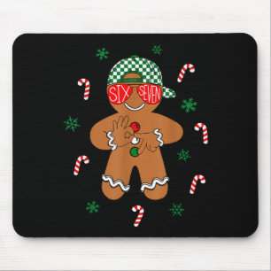 Jungen Männer Weihnachten 6 7 Lebkuchen Lustig Mem Mousepad