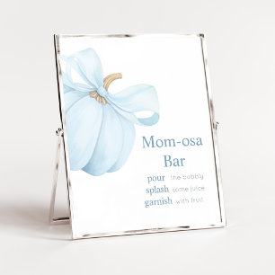 Jungen Minimalist Kleiner Kürbis Mama Osa Bar Schi Poster